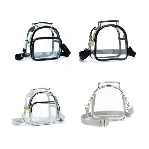 Bags with Removable Strap Stadium Approved Bags Zipper Closure Shoulder-BS00388-Veeddydropshipping