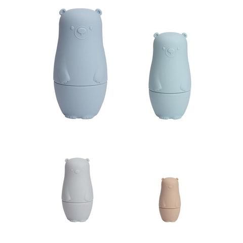 Silicone Matryoshka Stacking Toy Russian Nesting Dolls Baby Montessori-TB00509-Veeddydropshipping