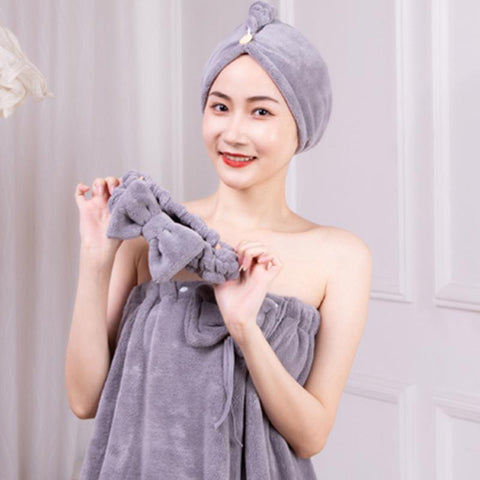 Coral Fleece Bath Soft Absorbent Bath Towel-HA00524-Veeddydropshipping