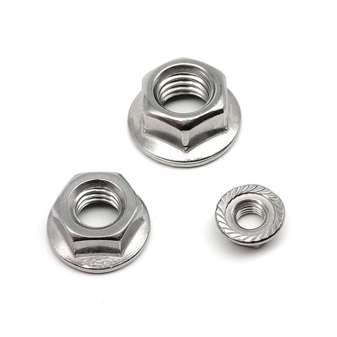 Head Serrated Lock Spinlock Flange Nut-TI00569-Veeddydropshipping