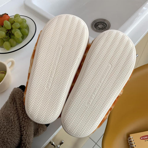 Bottom Plush Home Shoes Women Cartoon Cute-BS01179-Veeddydropshipping