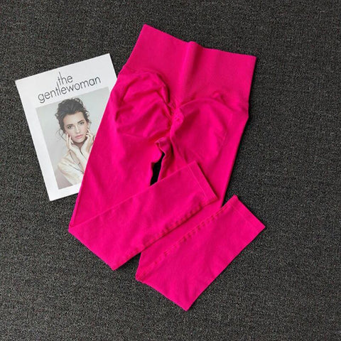 Seamless Sport Yoga High Waist Pants Leggings Sport See Through Yoga Gym -OS00888-Veeddydropshipping
