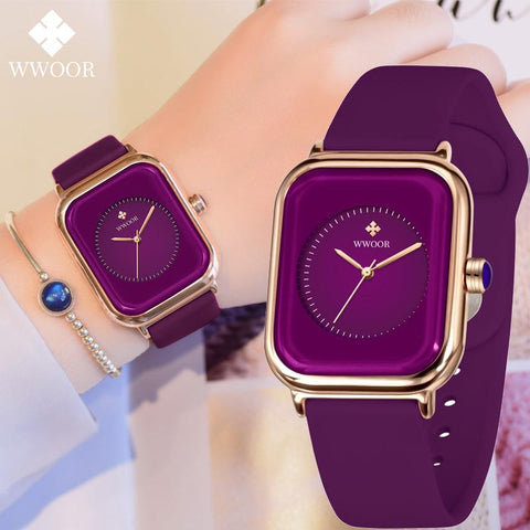 Luxury Fashion Square Quartz Wristwatch Waterproof -JW00952-Veeddydropshipping