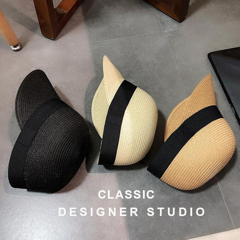Women Equestrian Hat Sun Caps-WF01372-Veeddydropshipping