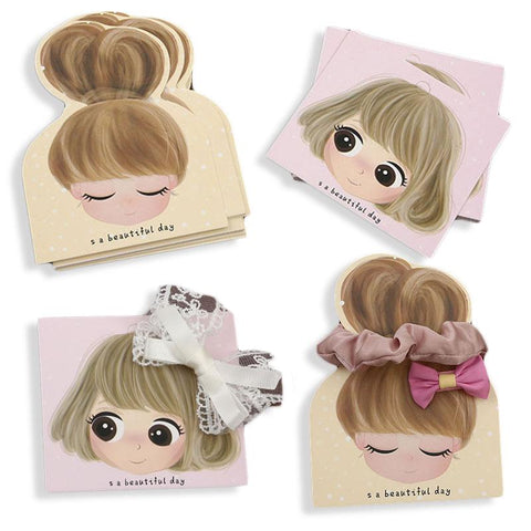 Packing Paper Card Cute Display Cards for DIY Kid Hair -JW01713-Veeddydropshipping