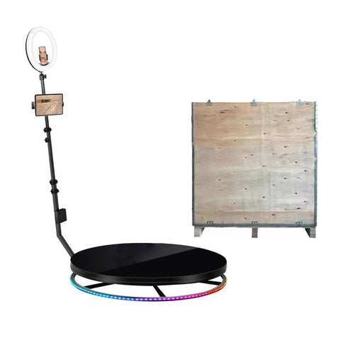 360 Photo Booth Automatic Rotating Video Turntable Panoramic Shooting Plataforma -CE00285-Veeddydropshipping