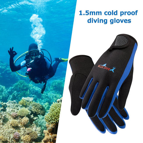1.5mm Neoprene Swimming Scuba Diving Gloves Anti Slip Cold-proof Wetsuit Gloves -OS00196-Veeddydropshipping