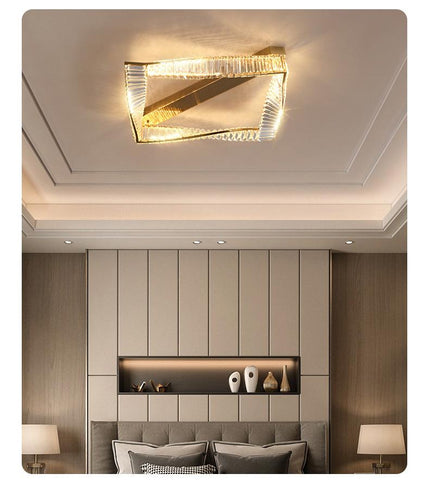 Ceiling Lamps Square Crystal Led Lights-TI00259-Veeddydropshipping