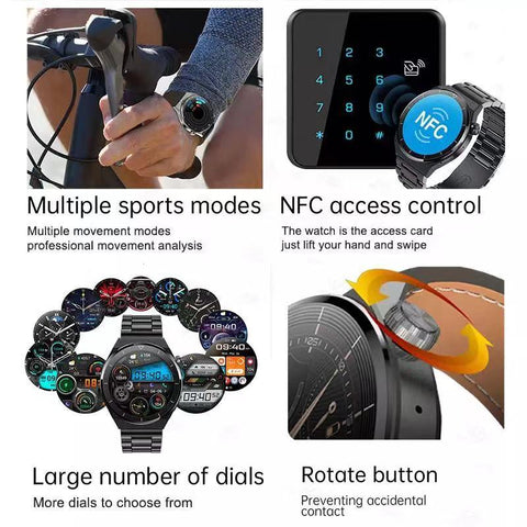 2023 New Watch GT3 Pro Smart Watch Men NFC Waterproof Sport -CE00529-Veeddydropshipping
