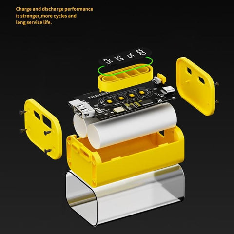 Professional Battery Storage Box Quick Charge DIY Power Bank Box Case Polymer-CE00206-Veeddydropshipping