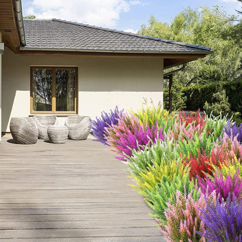Artificial Flowers Romantic Provence Lavender Wedding Decorative-HA00681-Veeddydropshipping