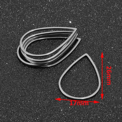 Triangle Connector Charms Circle Teardrop Moon Connectors-AM01419-Veeddydropshipping
