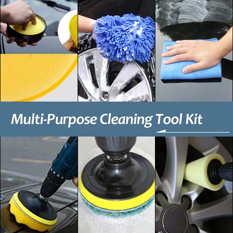 New Car Detailing Brushes Set Brushes for Automotive Cleaning-AM00466-Veeddydropshipping