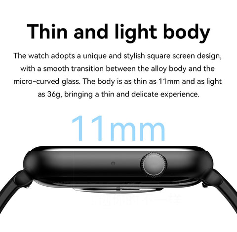 Screen Sports Modes Battery Life Support  Smart Watch for Men Women-JW01153-Veeddydropshipping