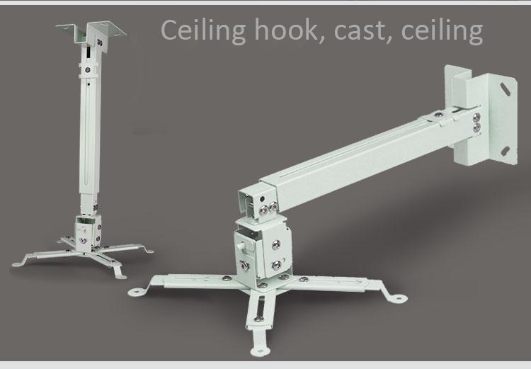 White Color Beamer Ceiling Mount 43 To 65cm Working Distance-CE00856-Veeddydropshipping