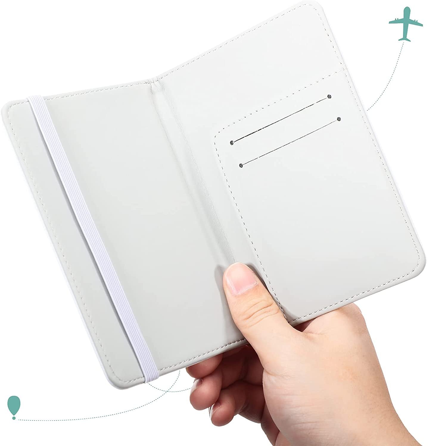  PU Sublimation Passport Holder Cover Blank DIY Travel Passport Holders With Wallet Covers For Gifts-Veeddydropshipping