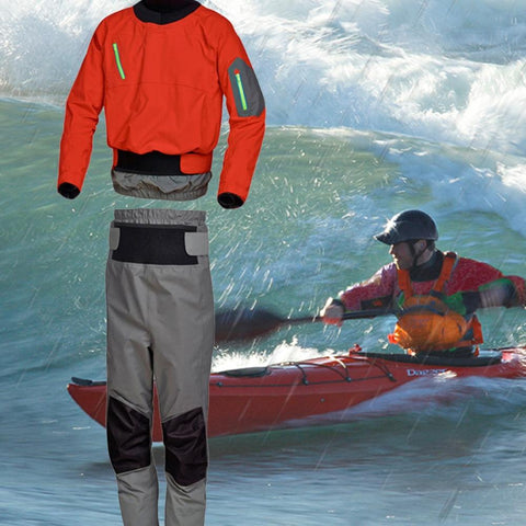 Kayaking Removable Drysuits DM100 Quick Dry Paddling Jacket Waterproof Pants-OS00265-Veeddydropshipping