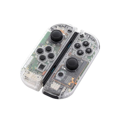 Switch Gamepad Replacement Case Clear Transparent Shell Cover -CE01367-Veeddydropshipping