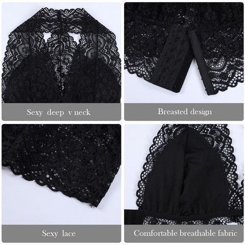 Sexy Vest Bras Deep V Underwear-WF00948-Veeddydropshipping