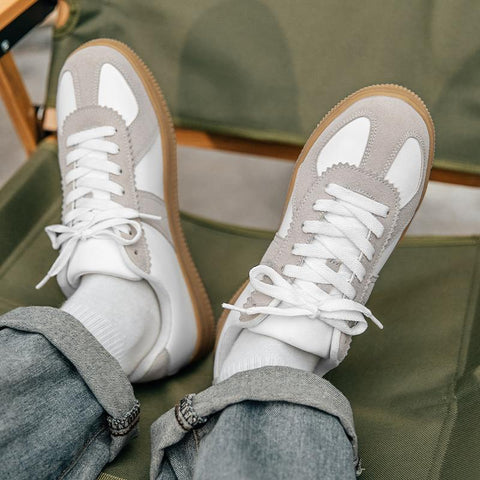 Casual Shoes Women Leather Men&#39;s Sneaker Big Size-BS01381-Veeddydropshipping