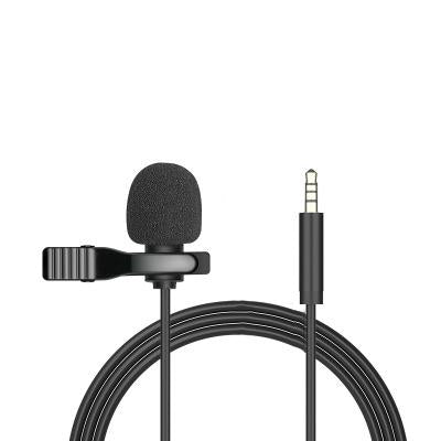 Lavalier – Microphone Portable à condensateur, 1.5m, micro-cravate filaire-CE01111-Veeddydropshipping