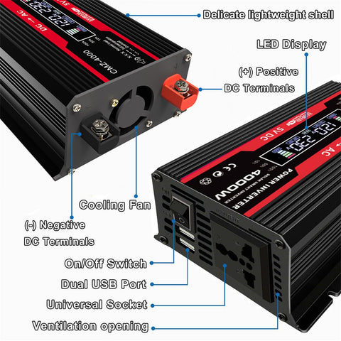 Solar Inverter Converter Smart Fast Charge-TI00733-Veeddydropshipping