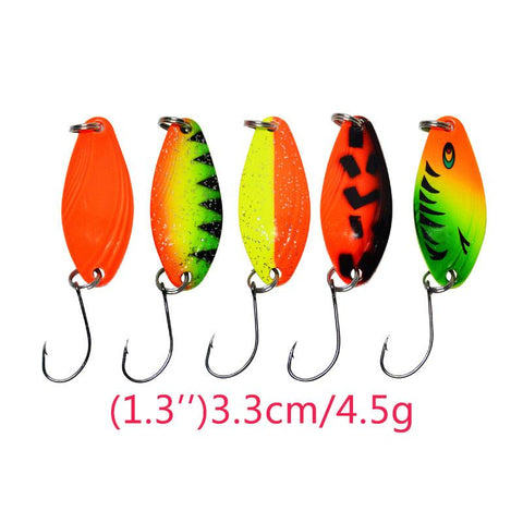 20pieces a box colorful metal jig spoon lure bait for fishing tackle spinner wobbler -OS00526-Veeddydropshipping