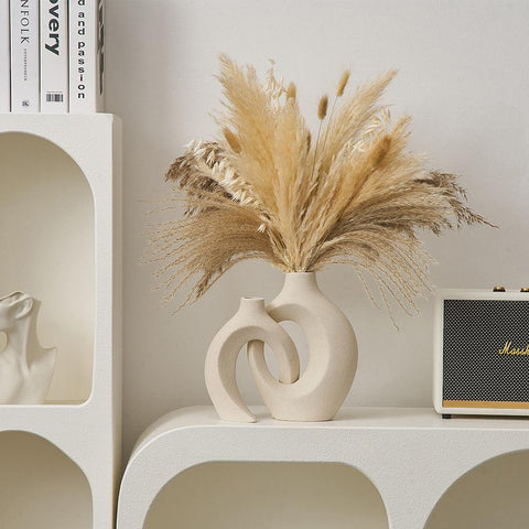 modern desk ceramic vase decorative vases-HA00250-Veeddydropshipping