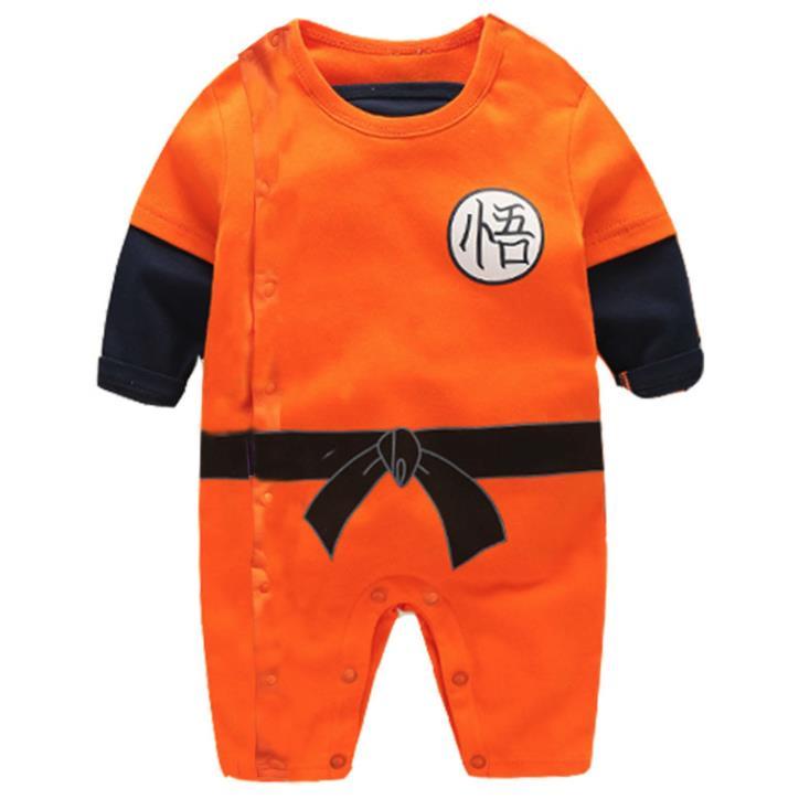 Baby Boy Anime Romper Cartoons Long Sleeve Smock Halloween-Veeddydropshipping-2