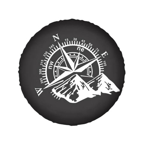 Mountain Spare Wheel Tire Cover for Toyota Land Cruiser Prado-AM00859-Veeddydropshipping