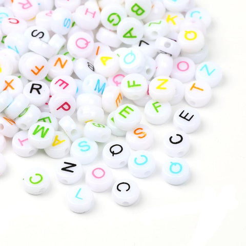 Mixed Letter Acrylic Jewelry Beads Making Necklace Brac elet DIY-JW01465-Veeddydropshipping