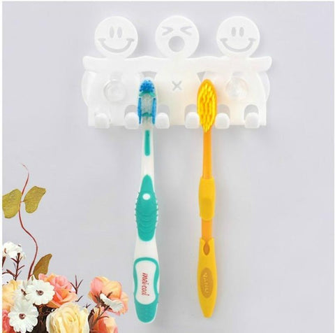 Toothbrush Holder Wall Mounted Suction Cup-HA01037-Veeddydropshipping