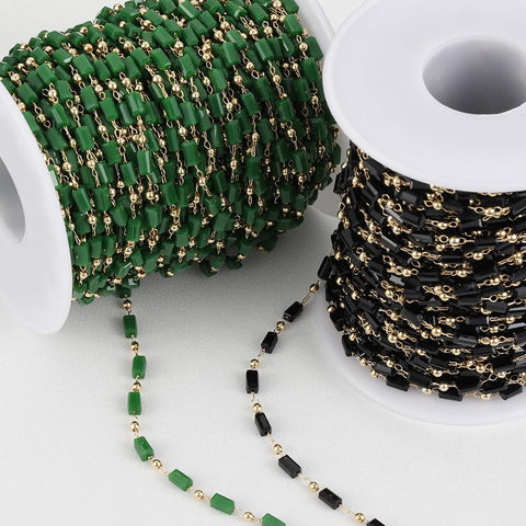 Beads Chains Bohemian Necklace Chain for Choker-JW01548-Veeddydropshipping