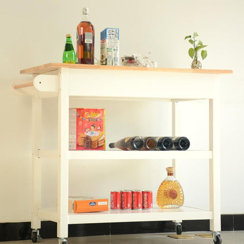 minimalist design kitchen mobile trolley-HA01652-Veeddydropshipping