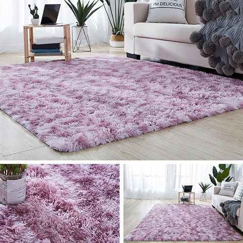 Soft Fluffy Bedroom Bedside Carpet-HA00460-Veeddydropshipping