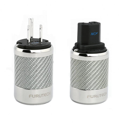Schuko Furutech FI-E50 FI-50M FI-50 NCF Nano Crystal EU/US Power Rhodium Plating-CE00200-Veeddydropshipping