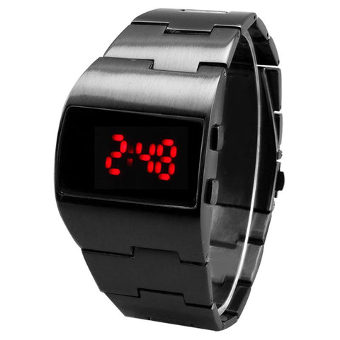 Stainless Steel Blue Red Digital Wrist Watch -JW00755-Veeddydropshipping