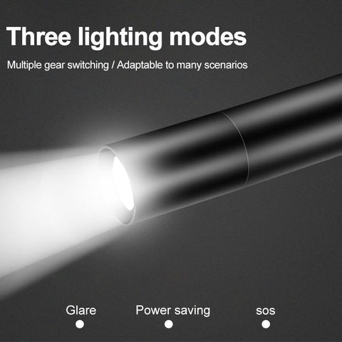 Mini LED Torch Strong Light Flashlight Multi-Purpose Portable Self Defense-TI00796-Veeddydropshipping