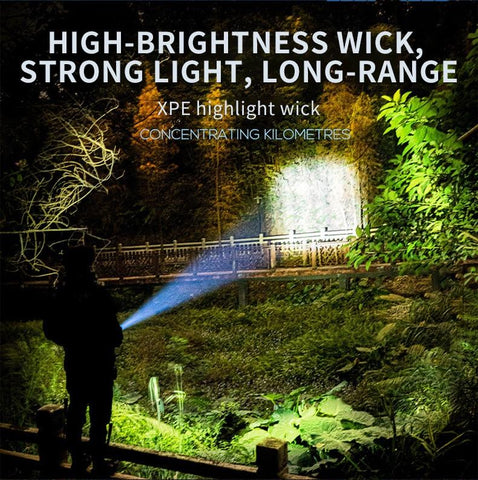 ABS Strong Light Focusing Flashlight Outdoor Portable Household-TI00774-Veeddydropshipping