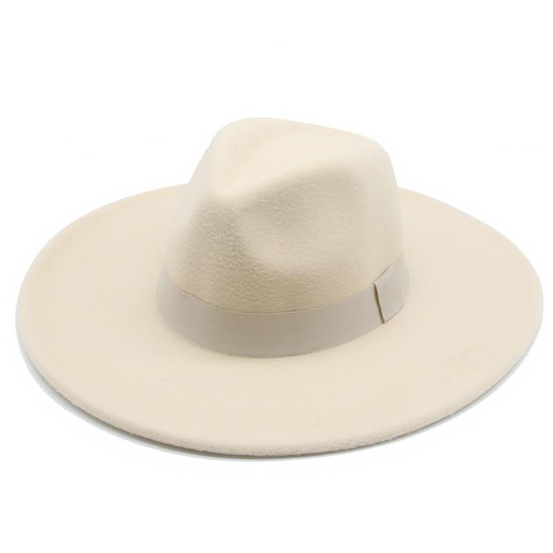 Brim Dress Men Caps Felted Hat Panama Church-MF01008-Veeddydropshipping