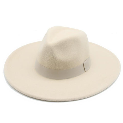 Brim Dress Men Caps Felted Hat Panama Church-MF01008-Veeddydropshipping