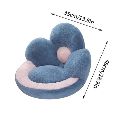 Flower Cushion Plush Decorative Pillow for Chair-HA00569-Veeddydropshipping