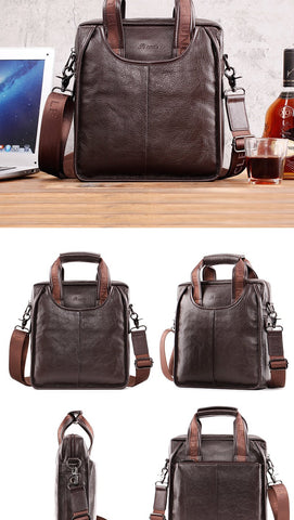 Bags For Men  Genuine Leather 10&quot; Laptop Bags Male-BS00459-Veeddydropshipping