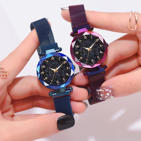 Luxury Women Watches Starry Sky Female Clock Quartz Wristwatch -JW01093-Veeddydropshipping