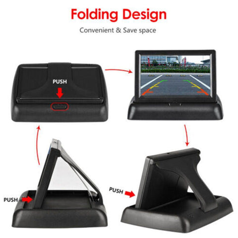 LCD Car Rearview Monitor Display Car Rear View Camera Reversing-AM00694-Veeddydropshipping
