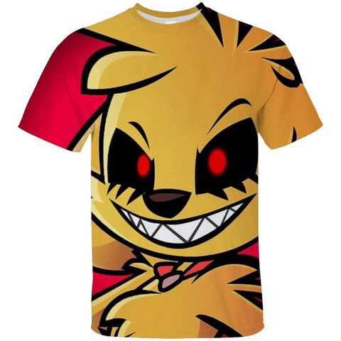 Children 3D Cartoon Tee Tops Kawaii O-Neck-MF00181-Veeddydropshipping