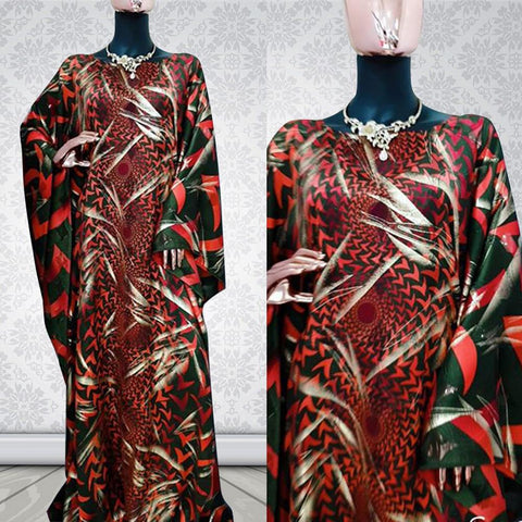 African Dresses Women Evening Party Maxi Dress-WF01676-Veeddydropshipping