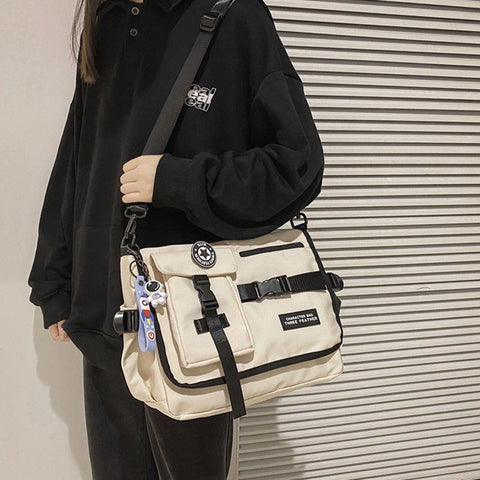 Bag Bags Youth Male Women Large Capacity Messenger-BS00368-Veeddydropshipping