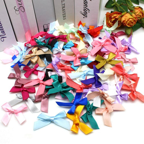 Ribbon Satin Bow Flower Craft Decoration Handwork-HA00028-Veeddydropshipping