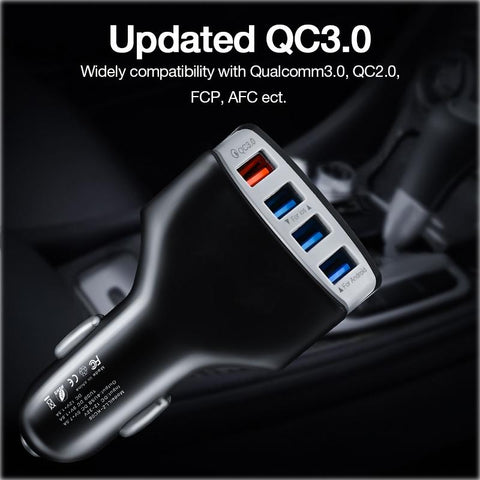 Car Usb Adapter 35W Quick Charger Station-Veeddydropshipping